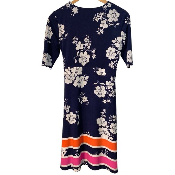 Vince Camuto Women Wrap Style V-Neck Dress Size 4 - Picture 5 of 6